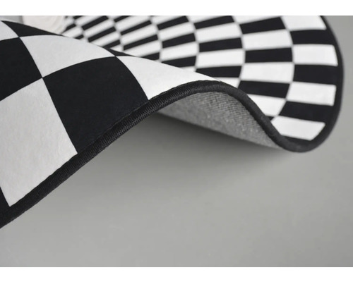 Matta med schackrutigt mönster