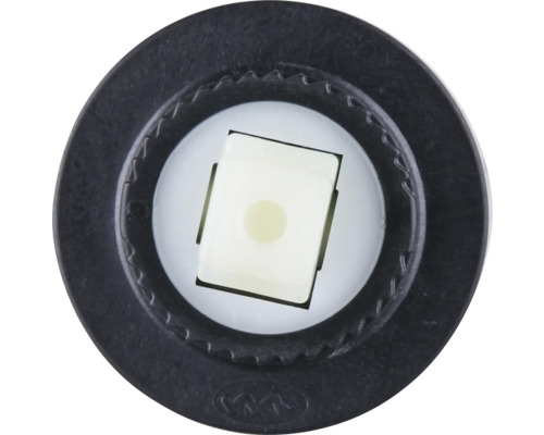 LED-lampa med svart sockel