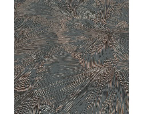 Tapet med linjärt blommönster för väggdekoration