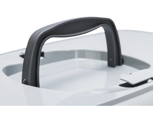 Detaljvy av en hink med handtag