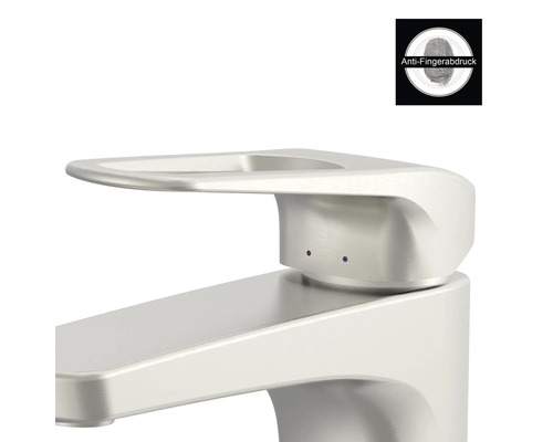 Tvättställsblandare med anti-fingeravtrycksbeläggning