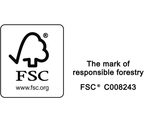 FSC-märke för ansvarsfullt skogsbruk