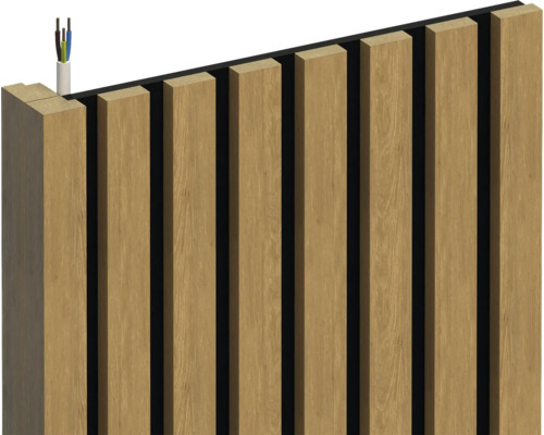 Träpaneler med akustisk filt för väggbeklädnad