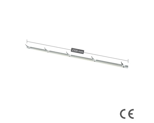 Garderobstång, 2500 mm