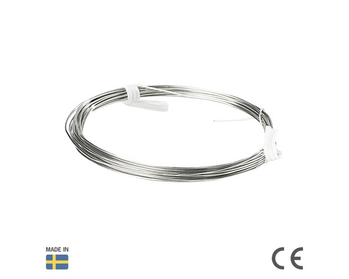 Lindad rostfri ståltråd