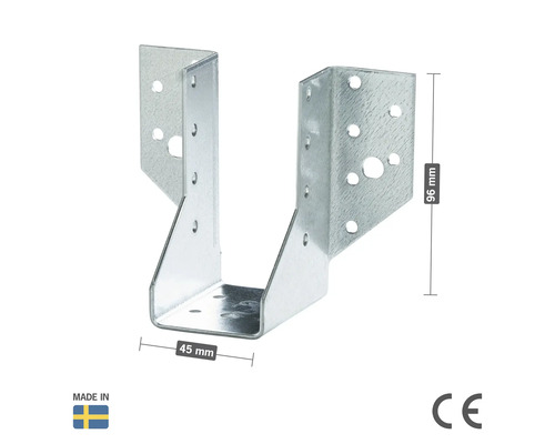 Balksko av metall, 96 x 45 millimeter