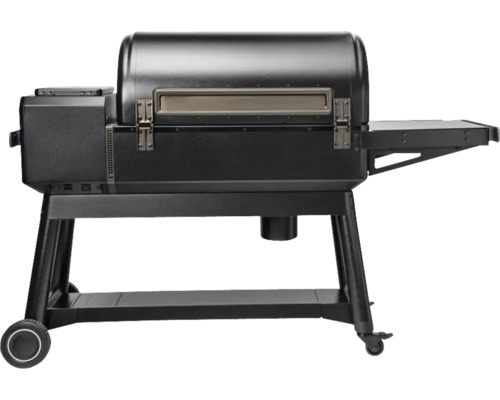 Grill med förvaringshylla och hjul