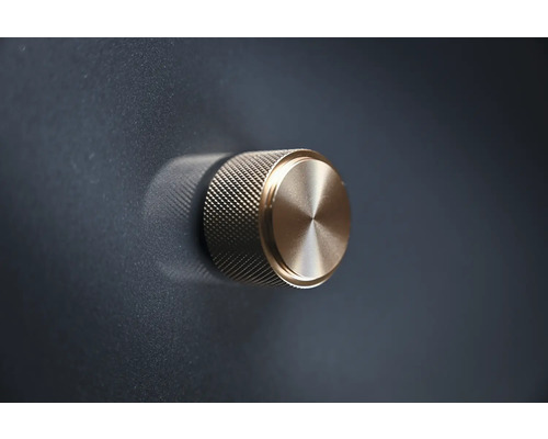 Metallisk vridknapp för styrning