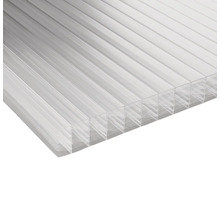 Transparent kanalplastskiva i plast