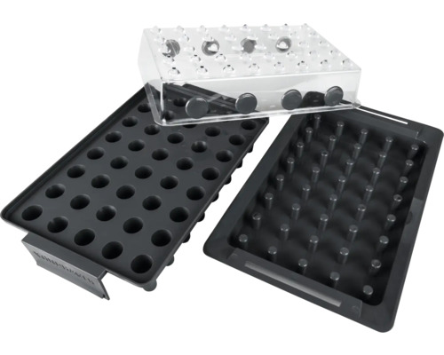 Bricka för odling av sticklingar med transparent lock