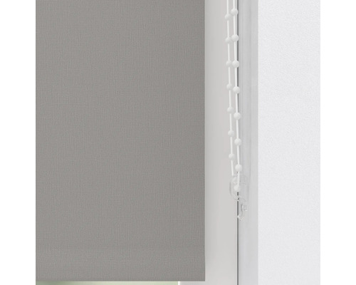 Grå rullgardin med kedjedrag