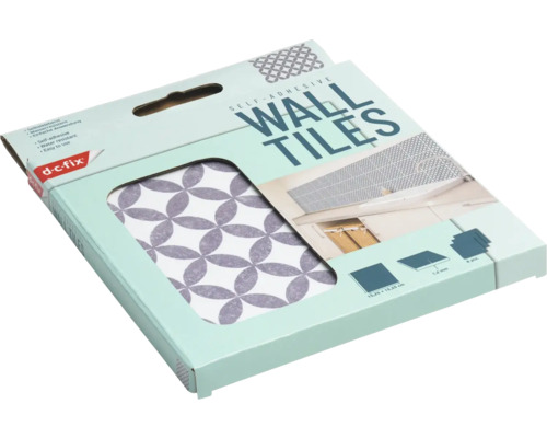 Förpackning självhäftande väggplattor med geometriskt mönster