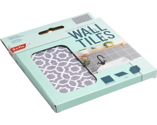 D-c-fix självhäftande väggplattor i kartong