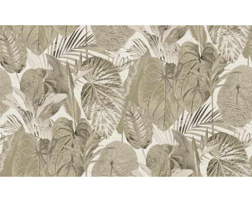 Tapet med tropiskt bladmönster