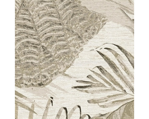 Tapet med tropiskt växtmönster