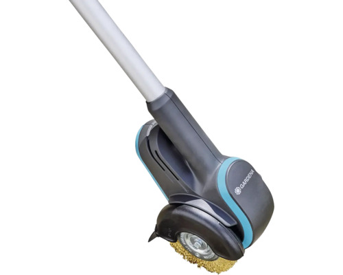 Gardena batteridriven fogborste med teleskopskaft för ogräsbekämpning