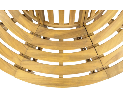 Detaljbild av ett trädgårdsland i trä