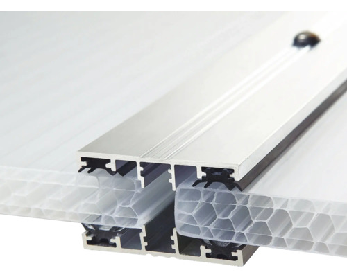 Anslutningsprofil i aluminium för kanalplast