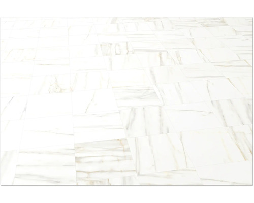 Golvbeläggning med marmorplattor