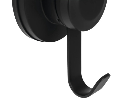 Svart handdukshängare för badrum