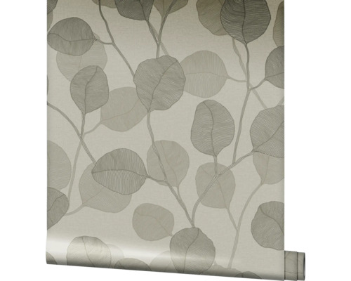 Tapetrulle med bladmönster