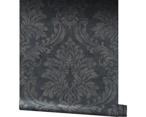 Tapetrulle med blommönster