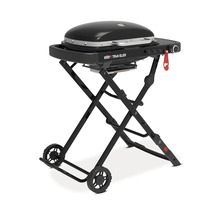 Weber Traveler gasolgrill på en ram med hjul