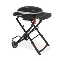 Weber Traveler gasolgrill med hopfällbar vagn för enkel transport