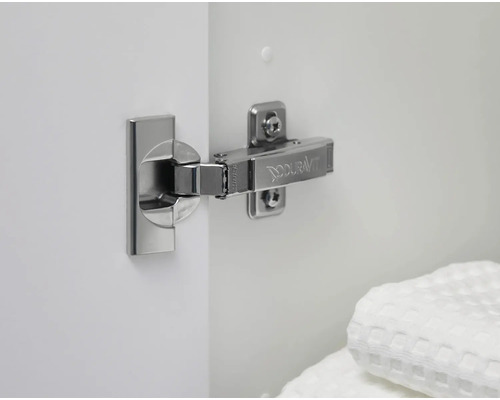 Duravit gångjärn på en badrumsdörr