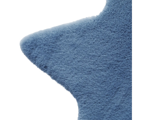 Stjärnformad matta av fuskpäls