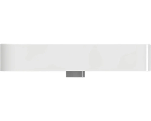 Vit hängande hylla för väggmontering