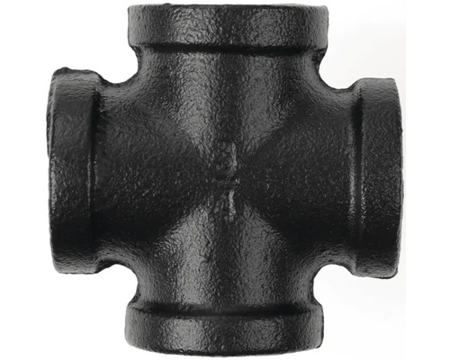 Svart gjutjärnskors för röranslutningar