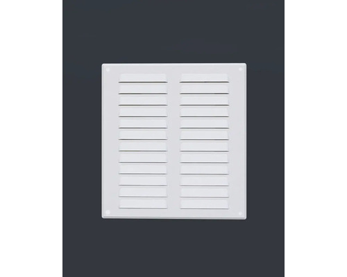 Fyrkantig ventilationshuv med lameller