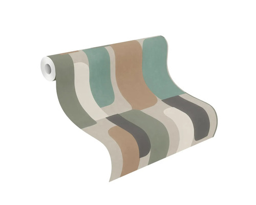 Tapetrulle med grafiskt mönster