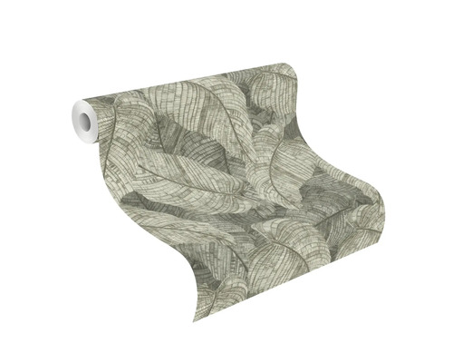 Tapetrulle med bladmönster