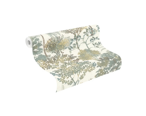 Tapetrulle med trämönster