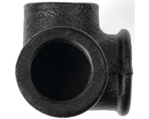 Svart vinkelrördel i gjutjärn