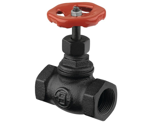 Ventil med rött handtag