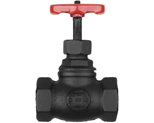 Ventil med rött vridhandtag