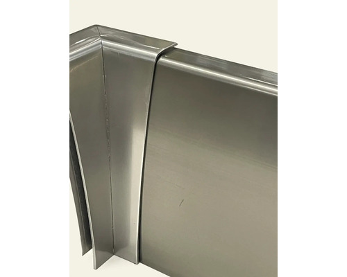 Detaljvy av en metallprofil