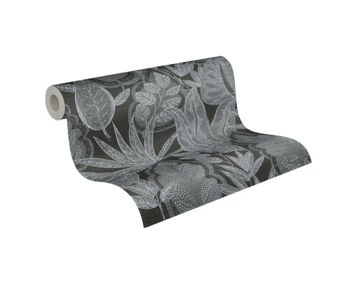 Tapetrulle med bladmönster