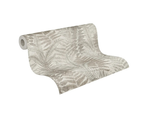 Tapetrulle med ormbunksmönster