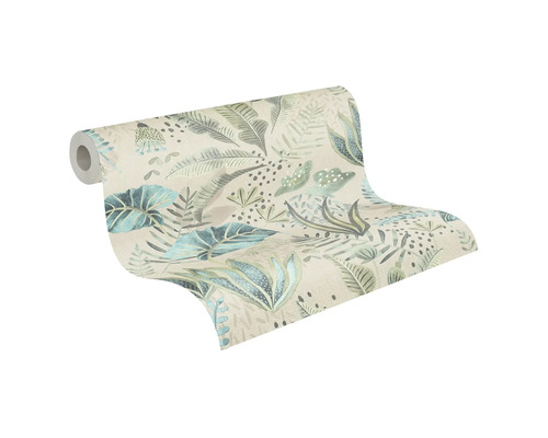 Tapetrulle med djungelmönster