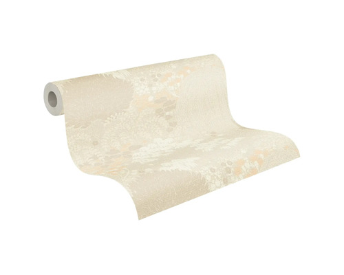 Tapetrulle med blommönster