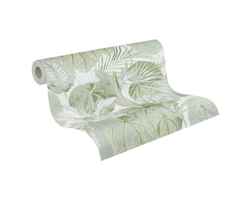 Tapetrulle med bladmönster