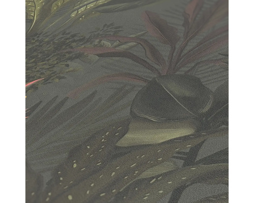 Tapet med djungelväxtmönster