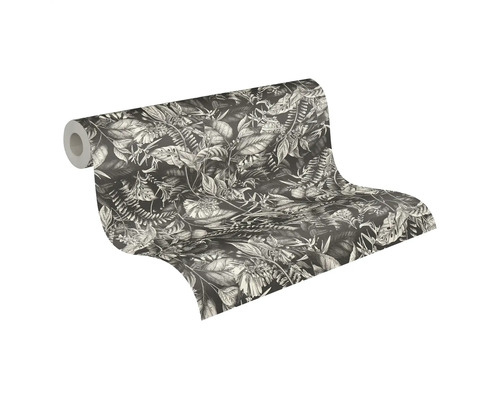 Tapetrulle med växtmönster