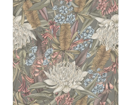 Tapet med blommönster för väggdekoration