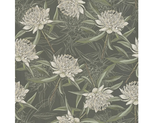 Blomstertapet med blommönster