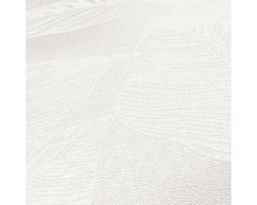 Närbild av en vit texturerad tapet